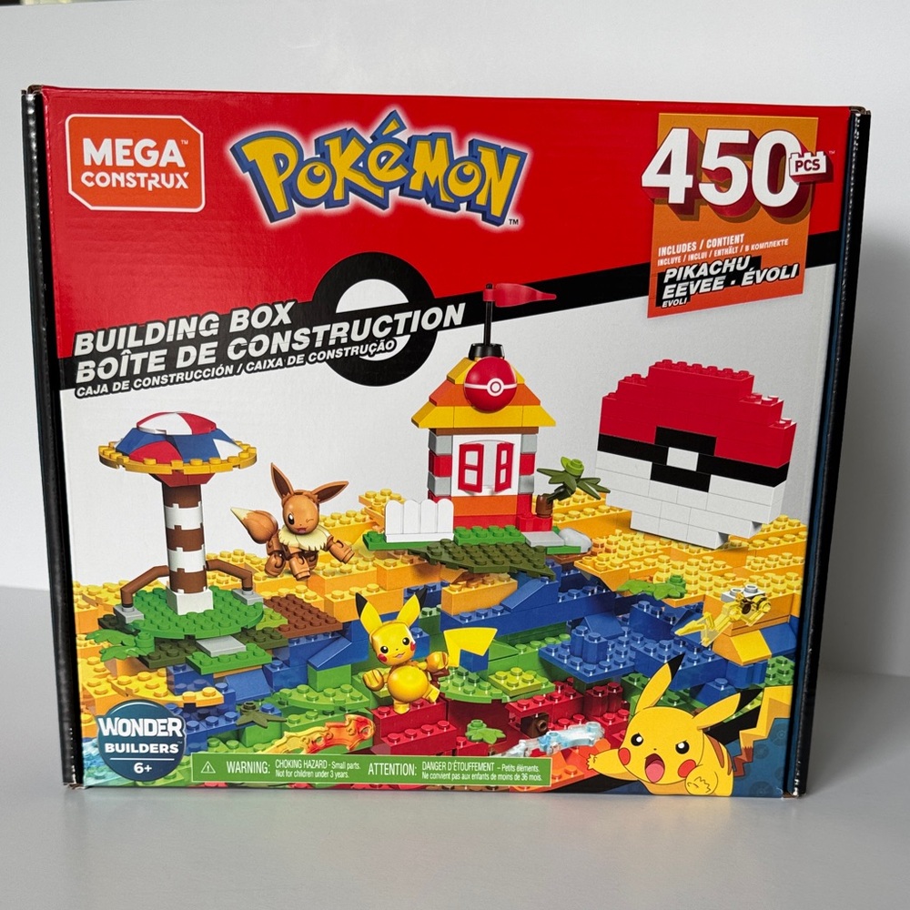 Mega Construx Pokémon Building Box - 450 Pieces | New & Sealed